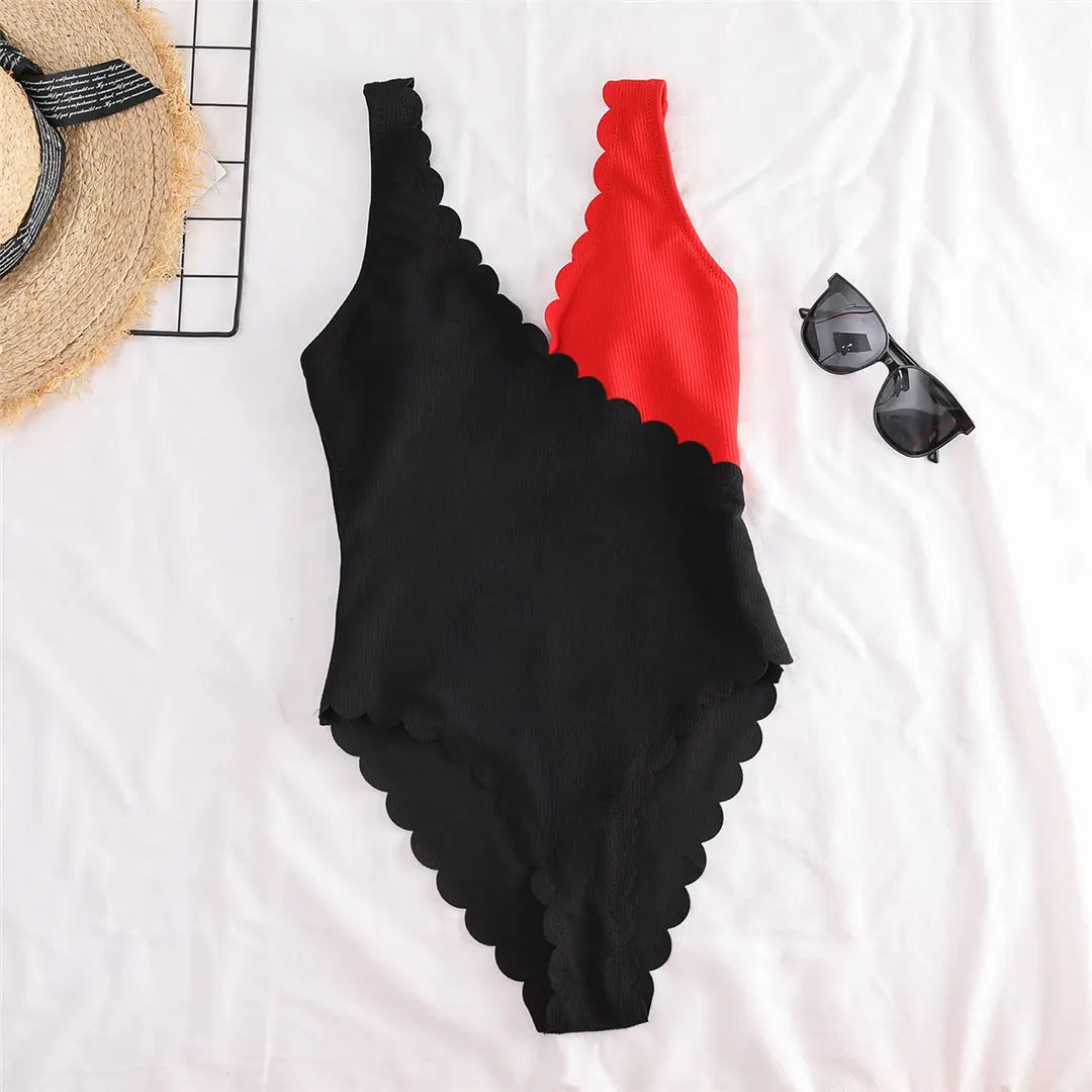 Luna Cutout One-Shoulder Swimsuit - Mira Belle