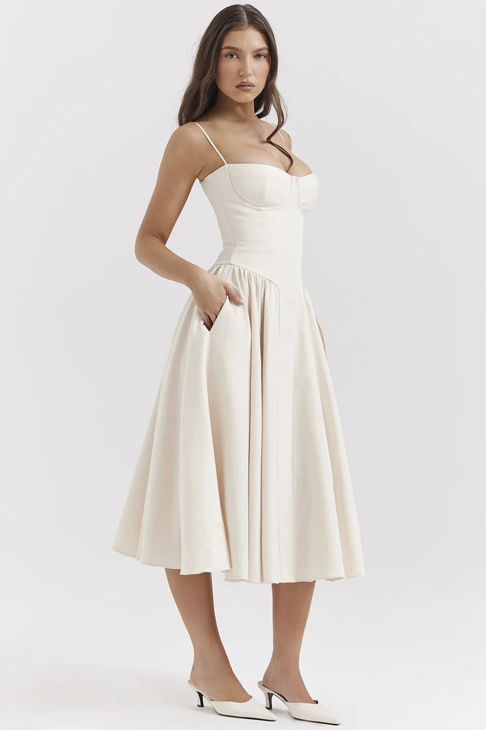 Summer Breeze A-Line Maxi Dress - Mira Belle 