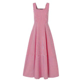 ZANZEA Holiday Long Maxi Dresses Womens France Elegant Tank Dress 2023 Summer Chic A Line Robe Party Striped Sleeveless Sundress - Mira Belle 