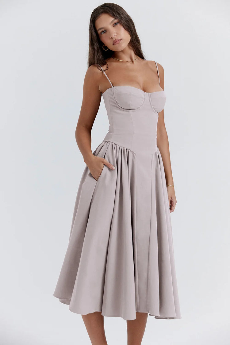 Summer Breeze A-Line Maxi Dress - Mira Belle 