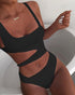 Cut-Out One-Piece Swimsuit with Push-Up — Summer Monokini - Mira Belle 