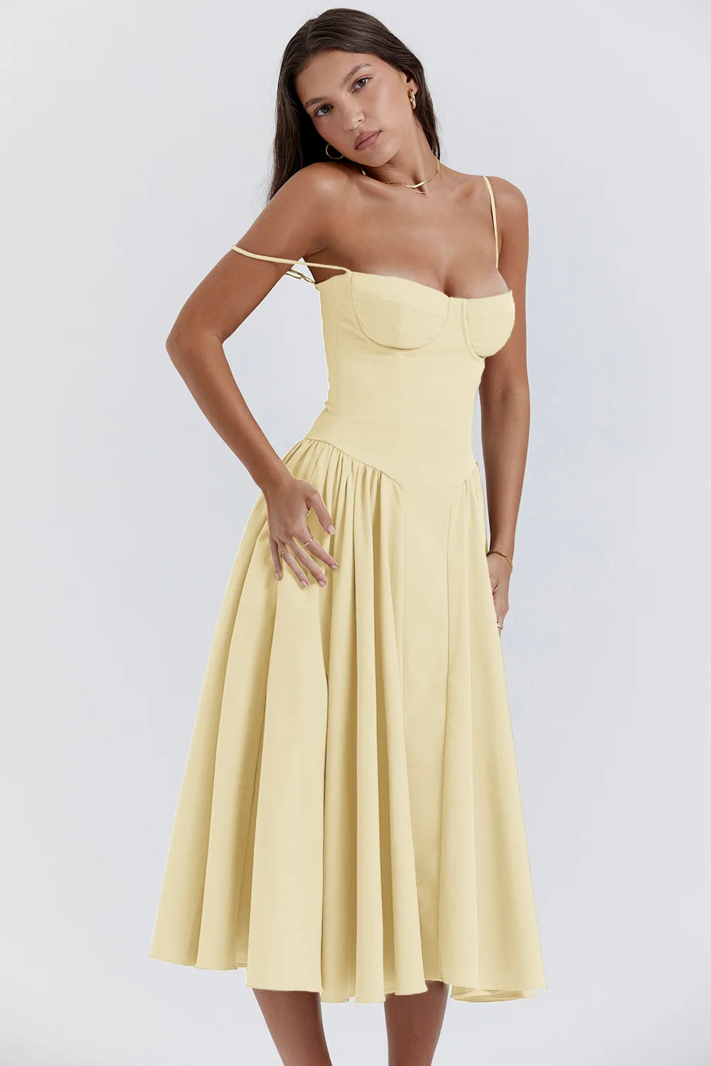 Summer Breeze A-Line Maxi Dress - Mira Belle 