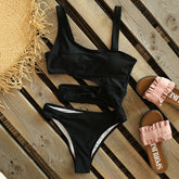 Cut-Out One-Piece Swimsuit with Push-Up — Summer Monokini - Mira Belle 