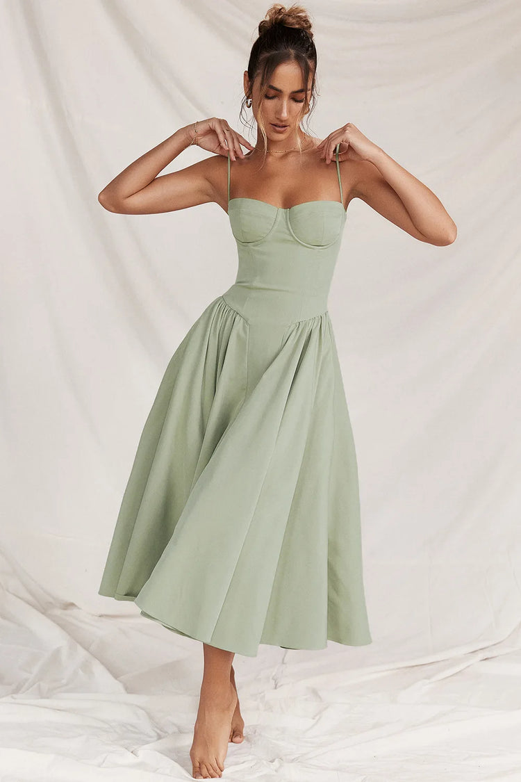 Summer Breeze A-Line Maxi Dress - Mira Belle 