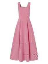 ZANZEA Holiday Long Maxi Dresses Womens France Elegant Tank Dress 2023 Summer Chic A Line Robe Party Striped Sleeveless Sundress - Mira Belle 